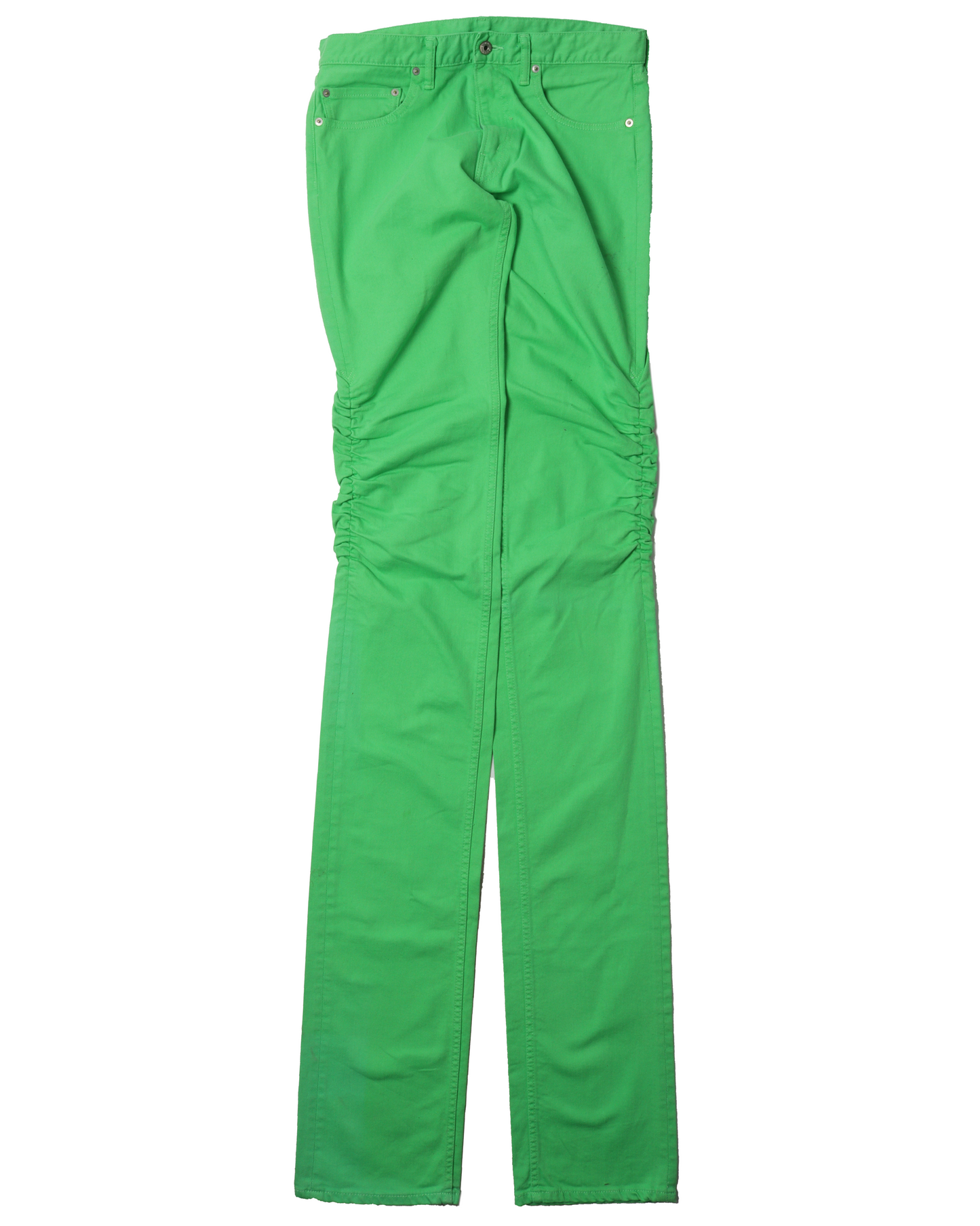 Green Stacked Jeans