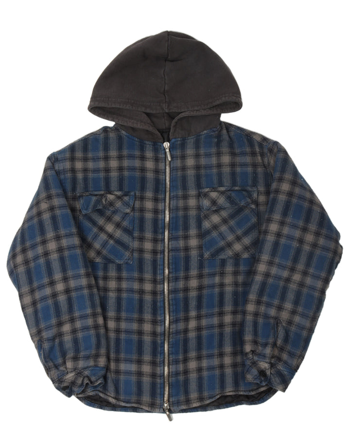 Hooded Flannel Jacket