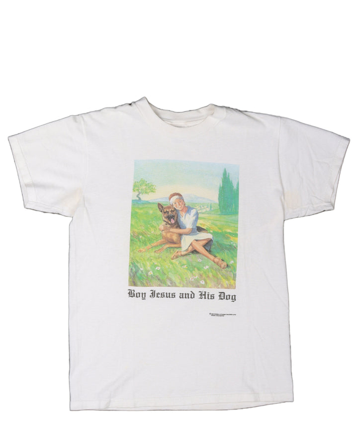 Boy Jesus and His Dog T-shirt