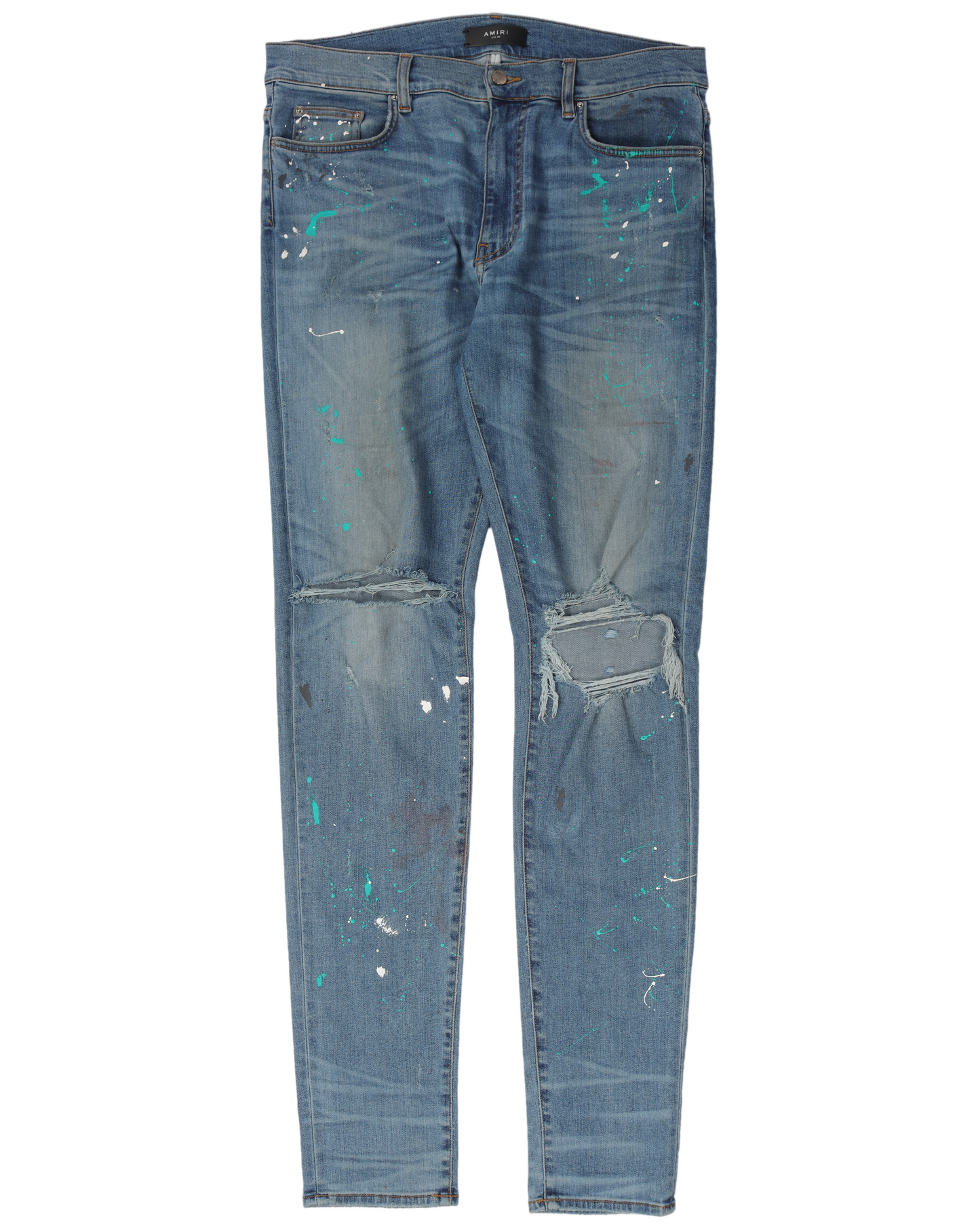 Paint Splatter Denim