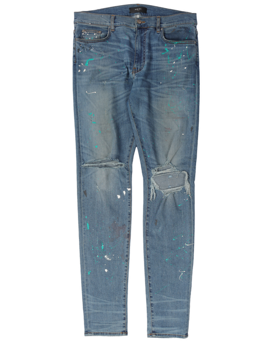 Paint Splatter Denim