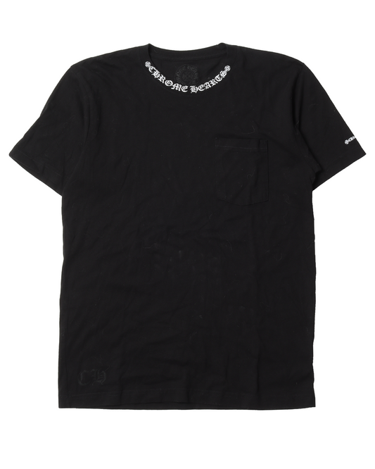 Collar Logo Pocket T-Shirt