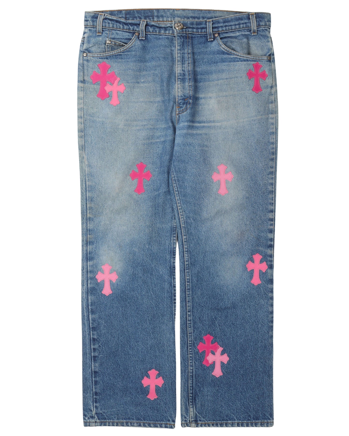Levi's Pink Cross Patch Jeans