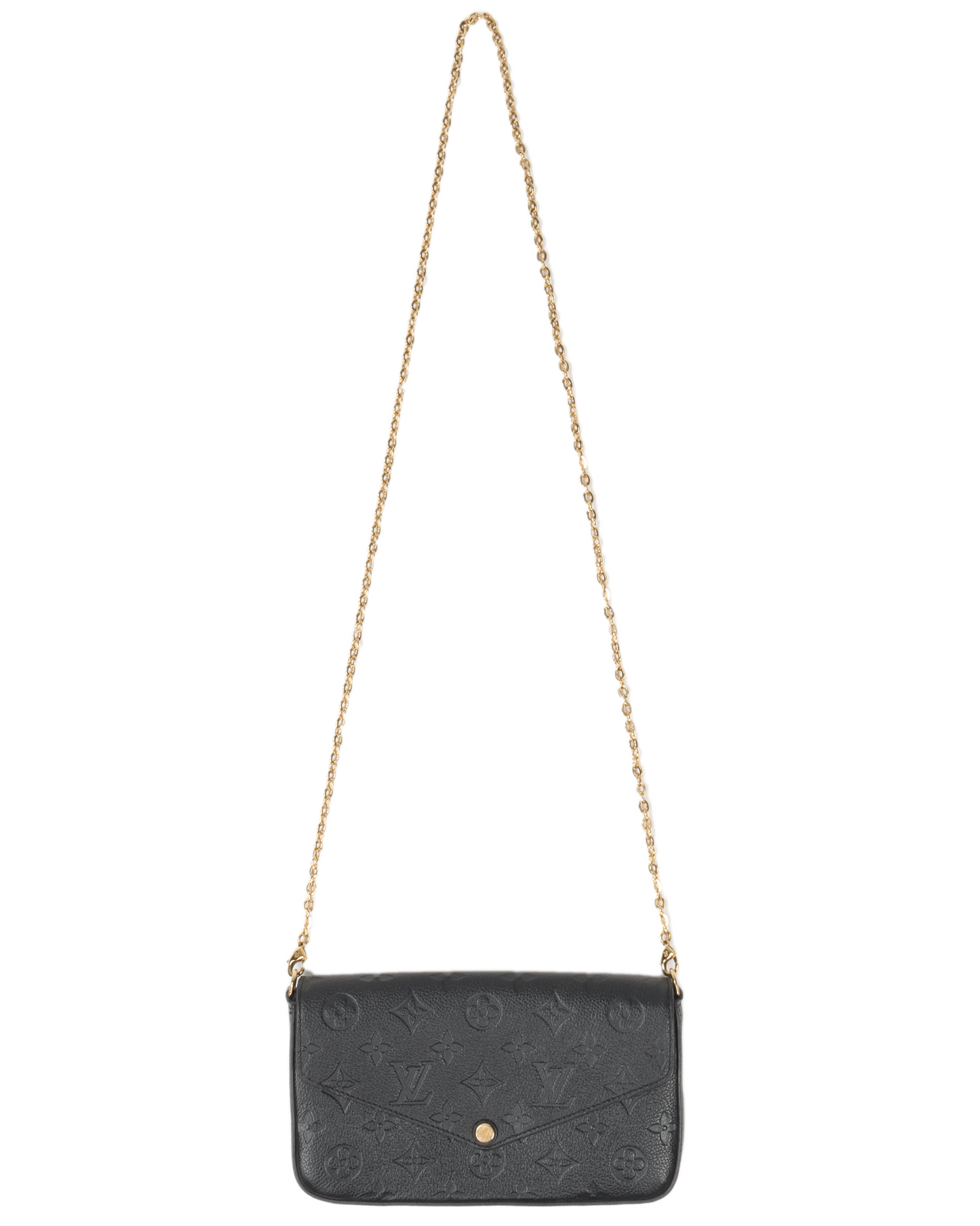 Pochette Félicie Clutch w/ Gold Chain