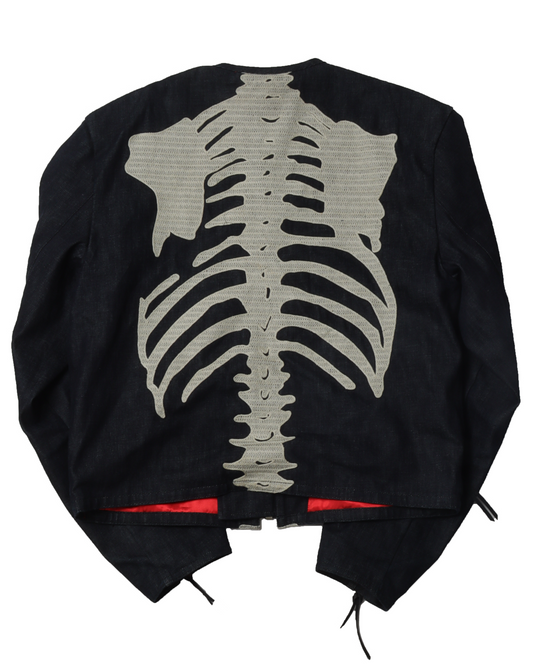 12OZ Raw Denim Bones Crosby Jacket