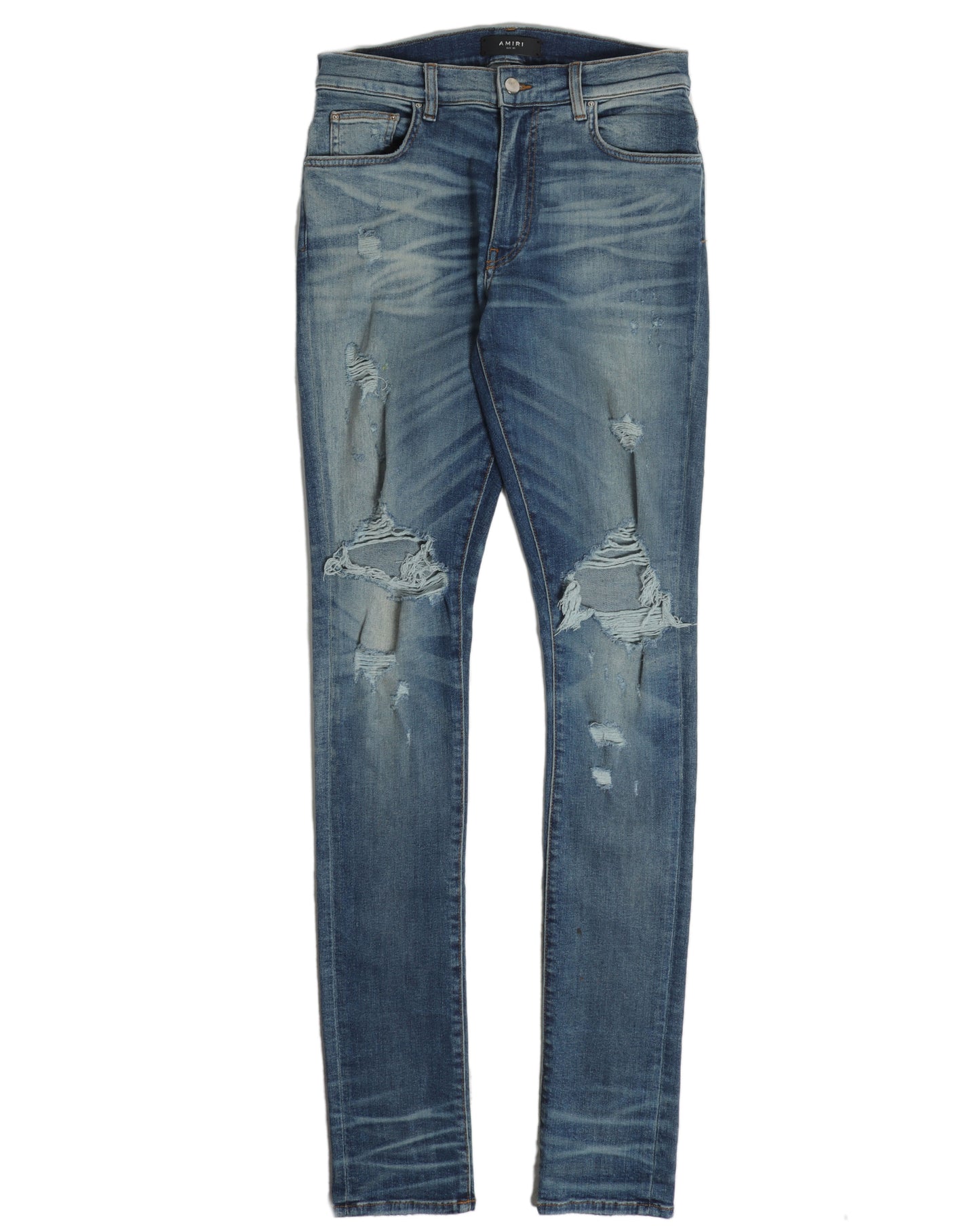 Distressed Stack Denim