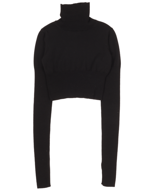 MM6 AW14 Cropped Turtleneck Sweater