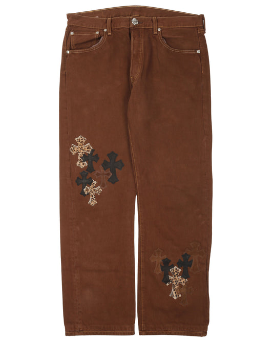 Levi's Leather Cross Dyed Jeans