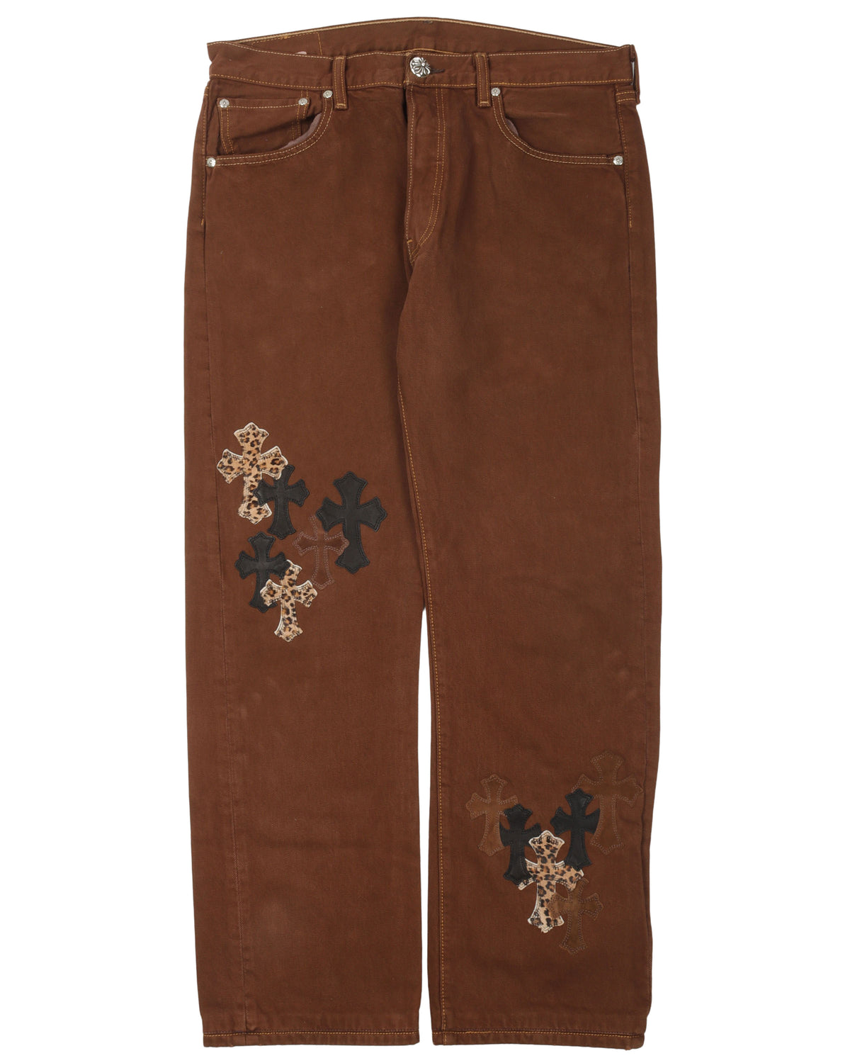 Levi's Leather Cross Dyed Jeans