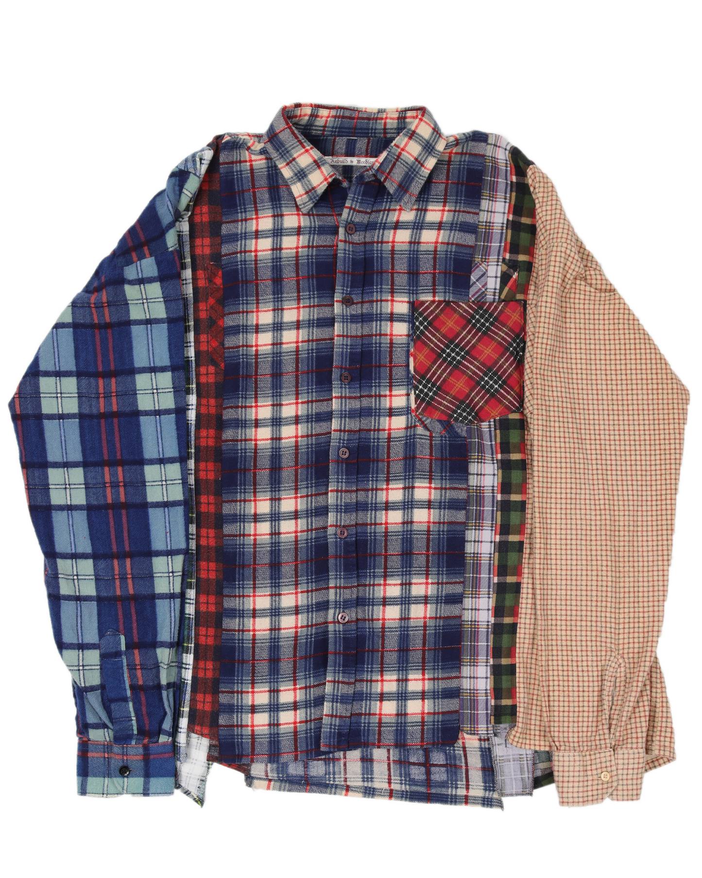 Mixed Plaid Shirt