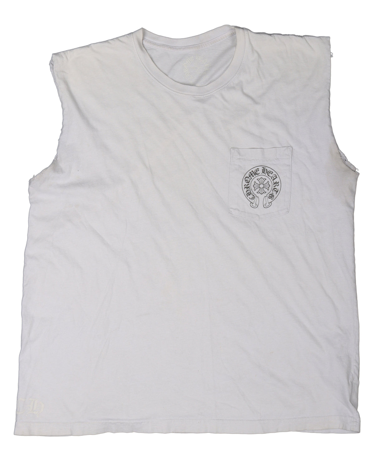 Cut Sleeve Horseshoe Logo T-Shirt