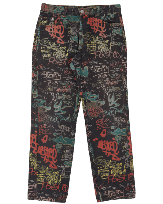 SS94 Graffiti Denim Jeans