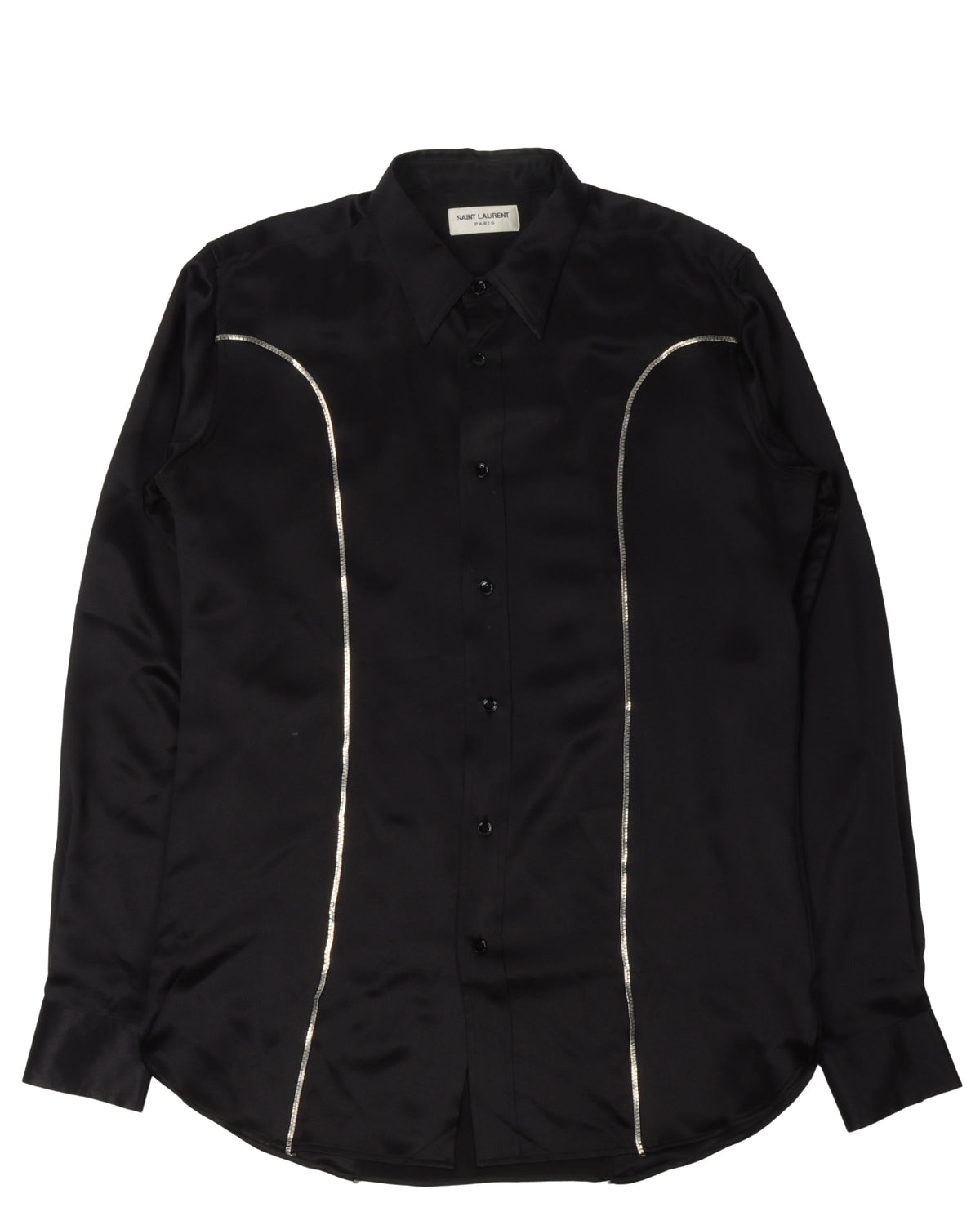 Chain Detail Western Shirt