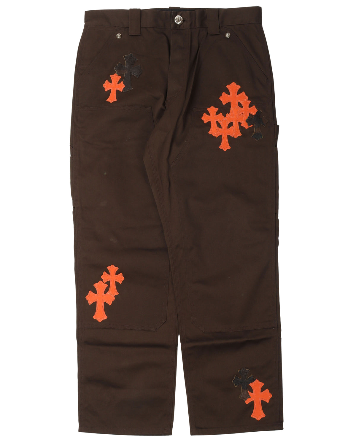 Double Knee Cross Patch Pants