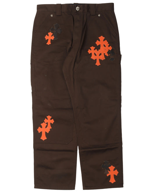 Double Knee Cross Patch Pants