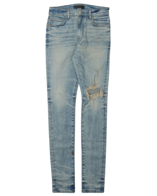 Light Wash Distressed Jeans