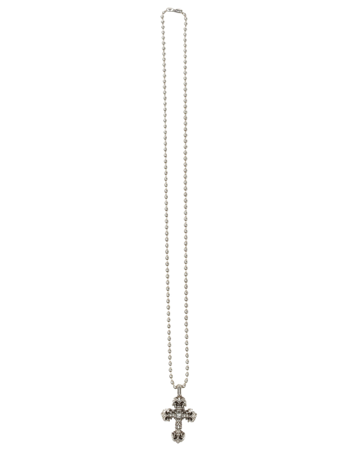Fancy Cross Pendant with Chain Link