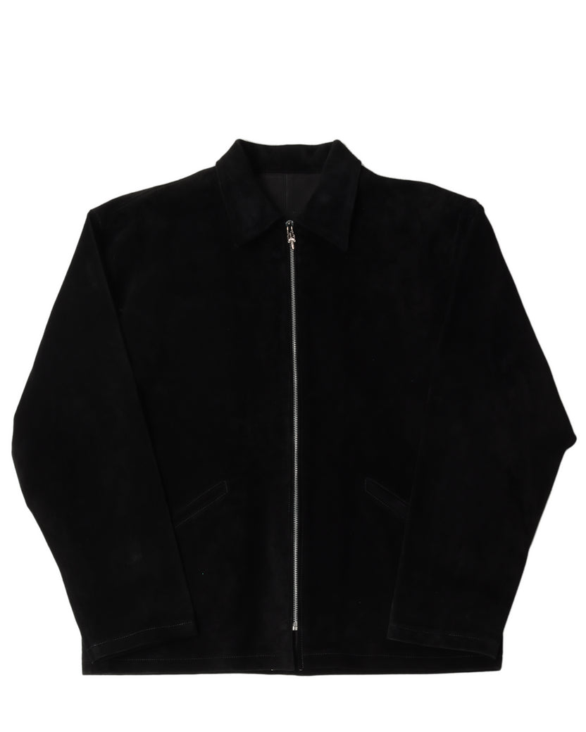Suede Cross Leather Jacket