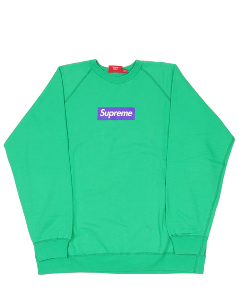 Supreme box logo crewneck XL teal ヴィンテージ