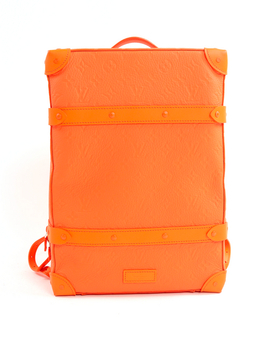 Orange Taurillon MCA Soft Trunk Backpack