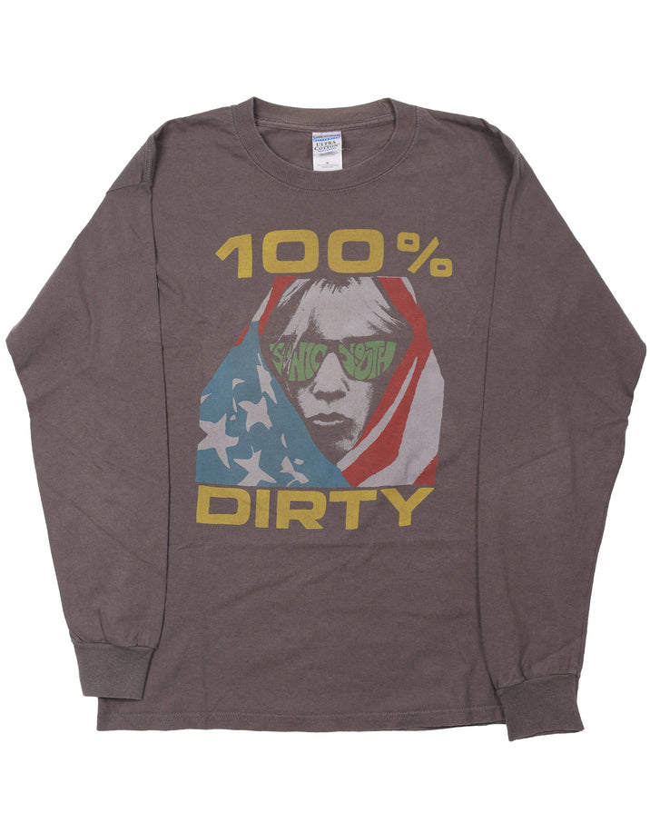 Sonic Youth '100% Dirty' L/S T-Shirt