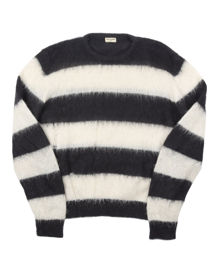 Mohair Blend Striped Sweater (2018)