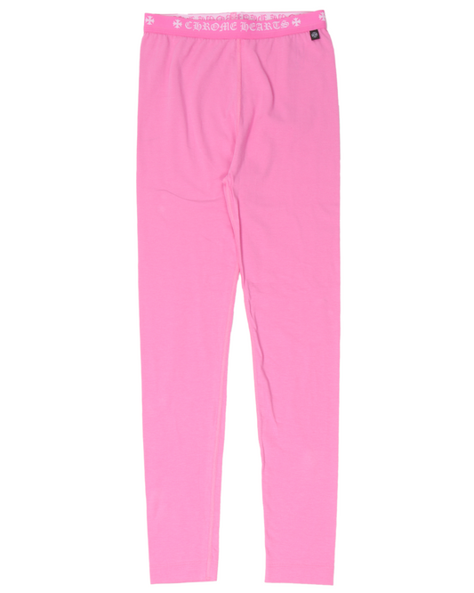 Pink Horseshoe Logo Leggings