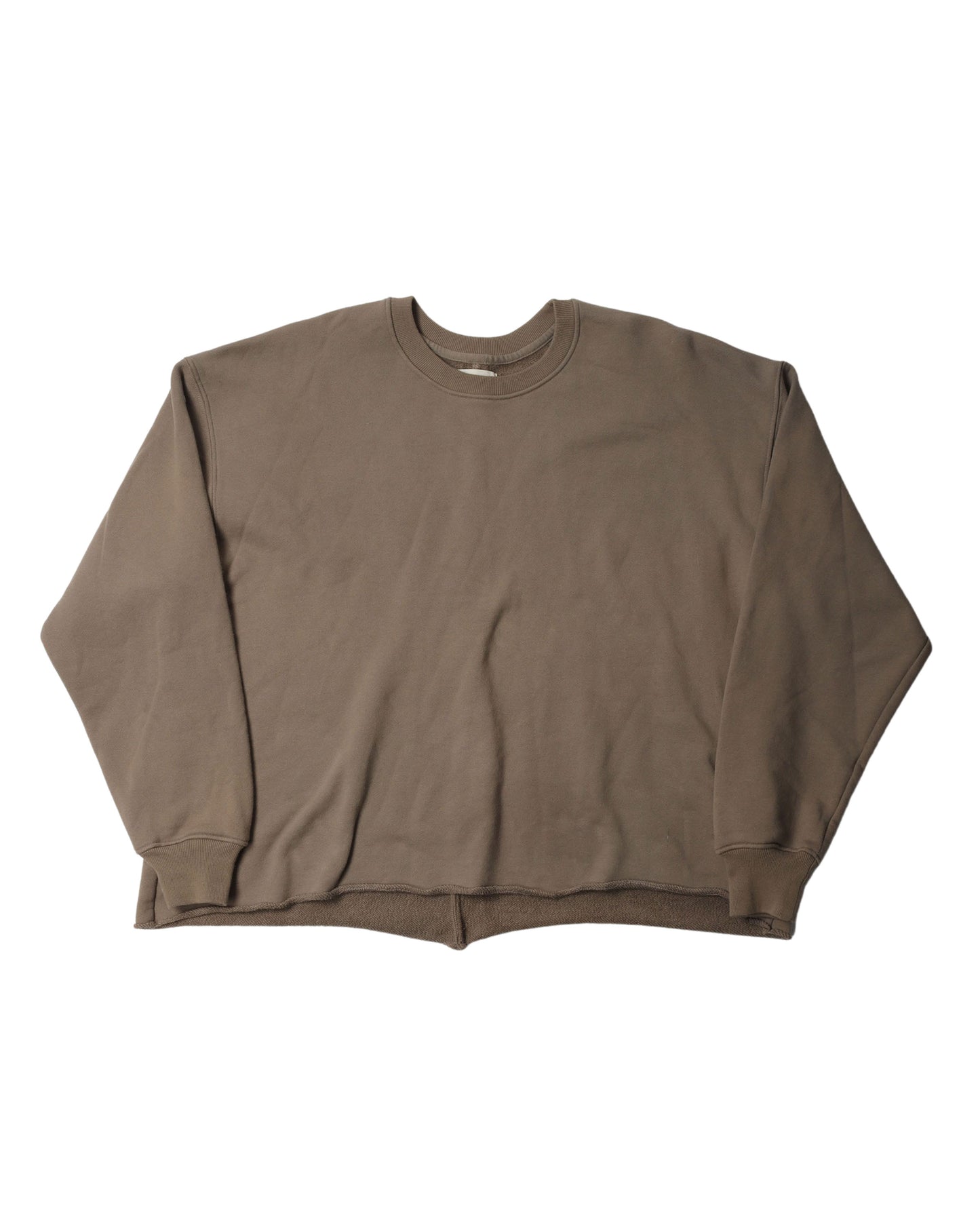 Fourth Collection Raw Hem Crewneck Sweatshirt