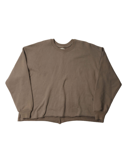 Fourth Collection Raw Hem Crewneck Sweatshirt