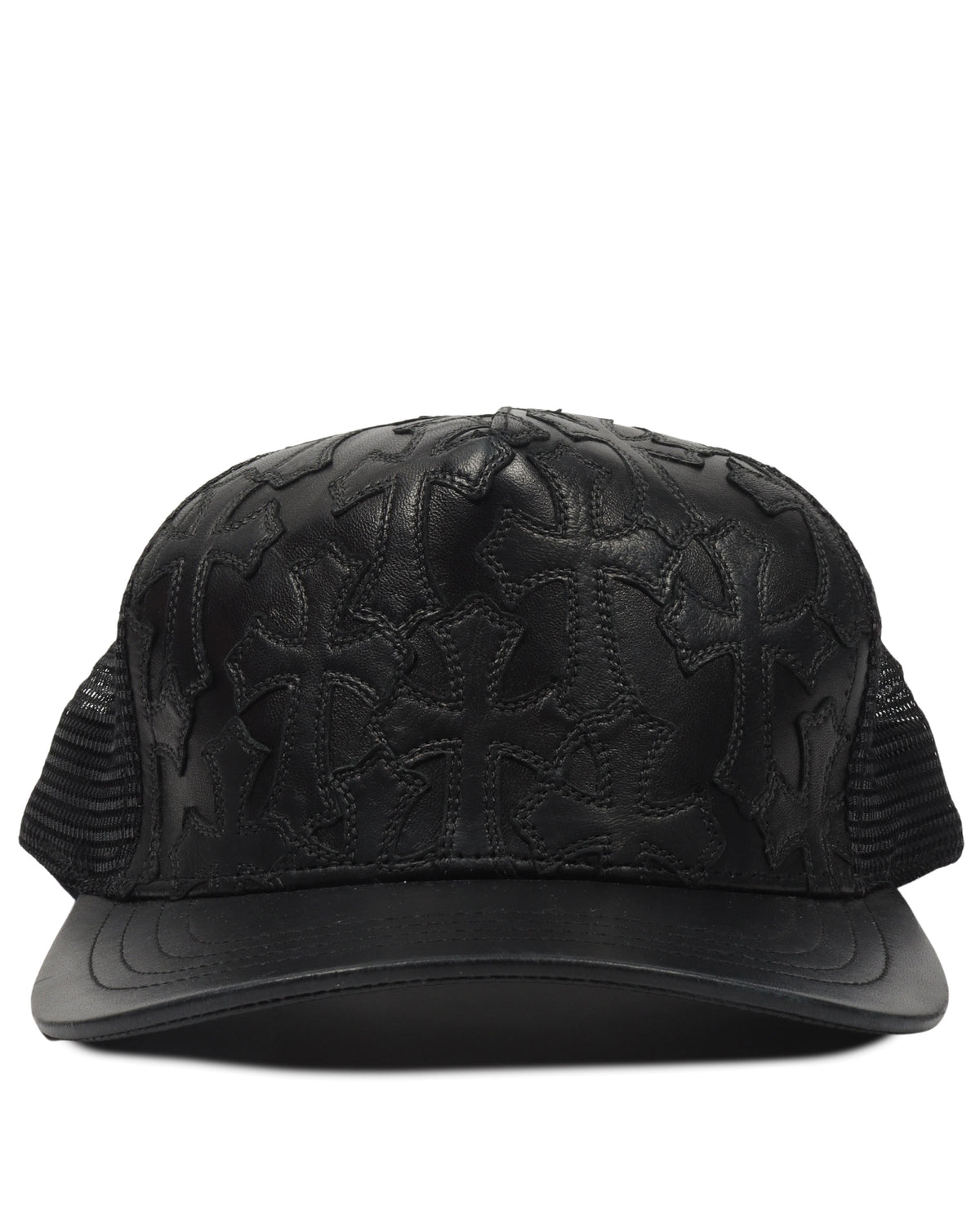 Leather Multi Cross Hat