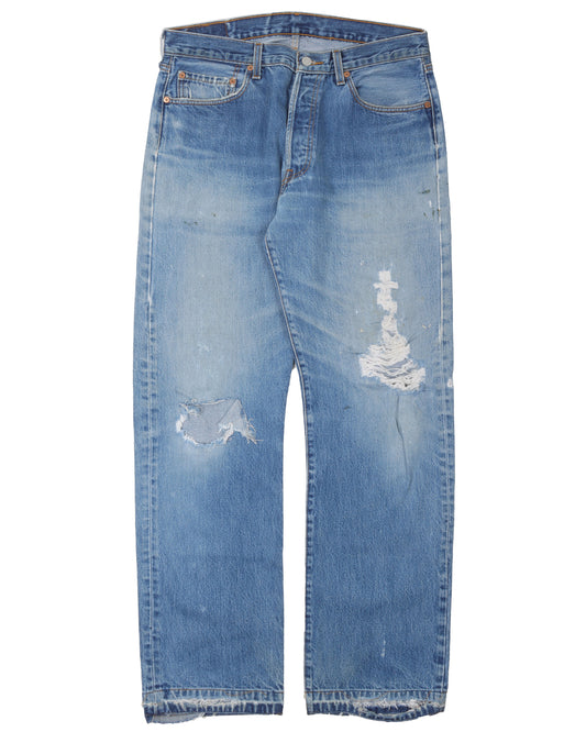 Released Hem Levi's 501 Jeans