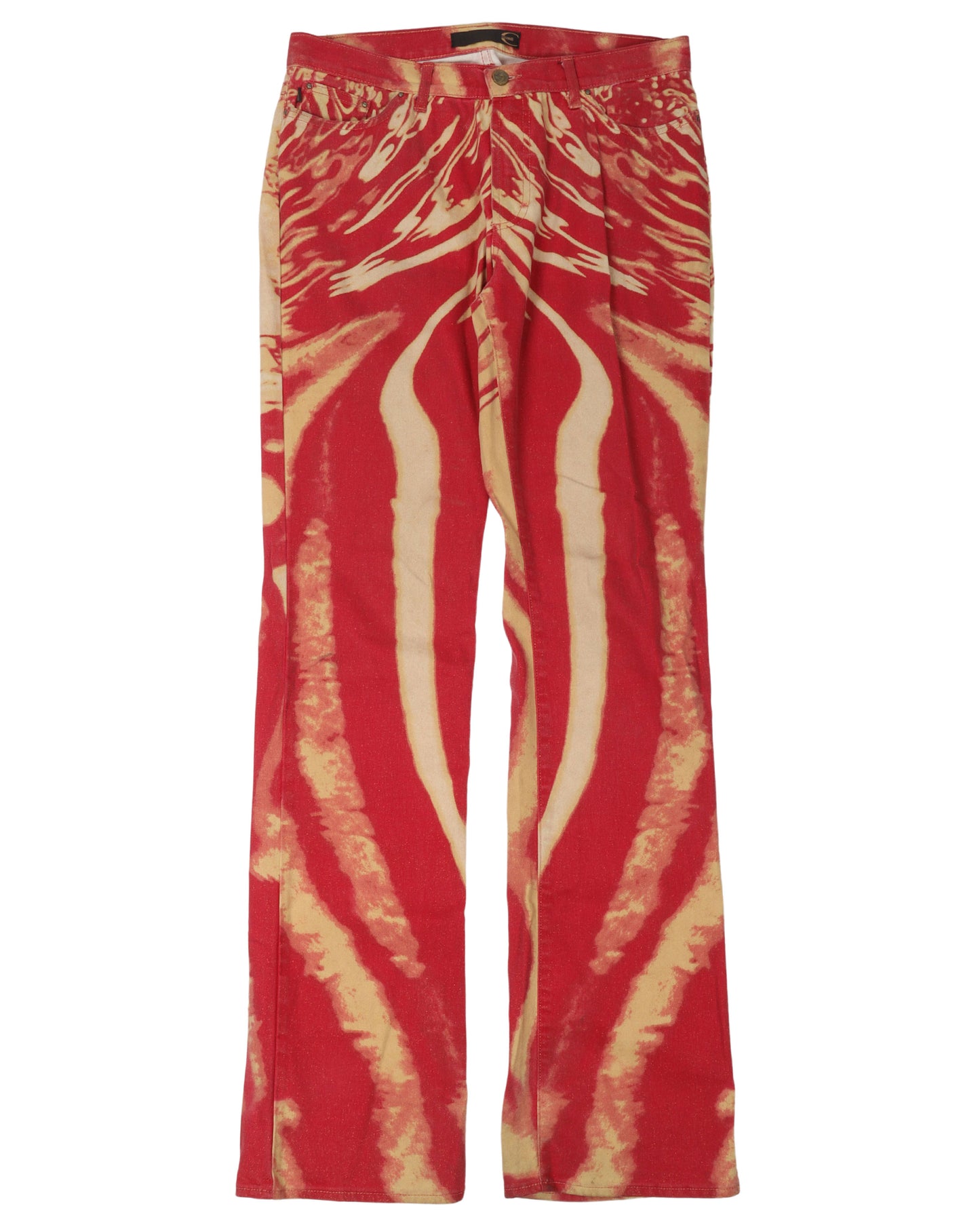 Red Tie Dye Jeans