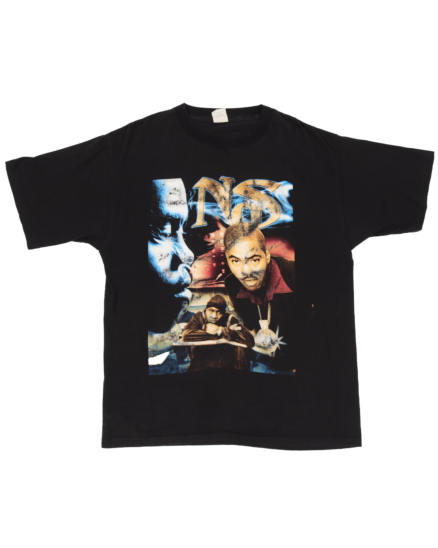 Nas 'Is Like' Bootleg Rap Graphic Print T-Shirt