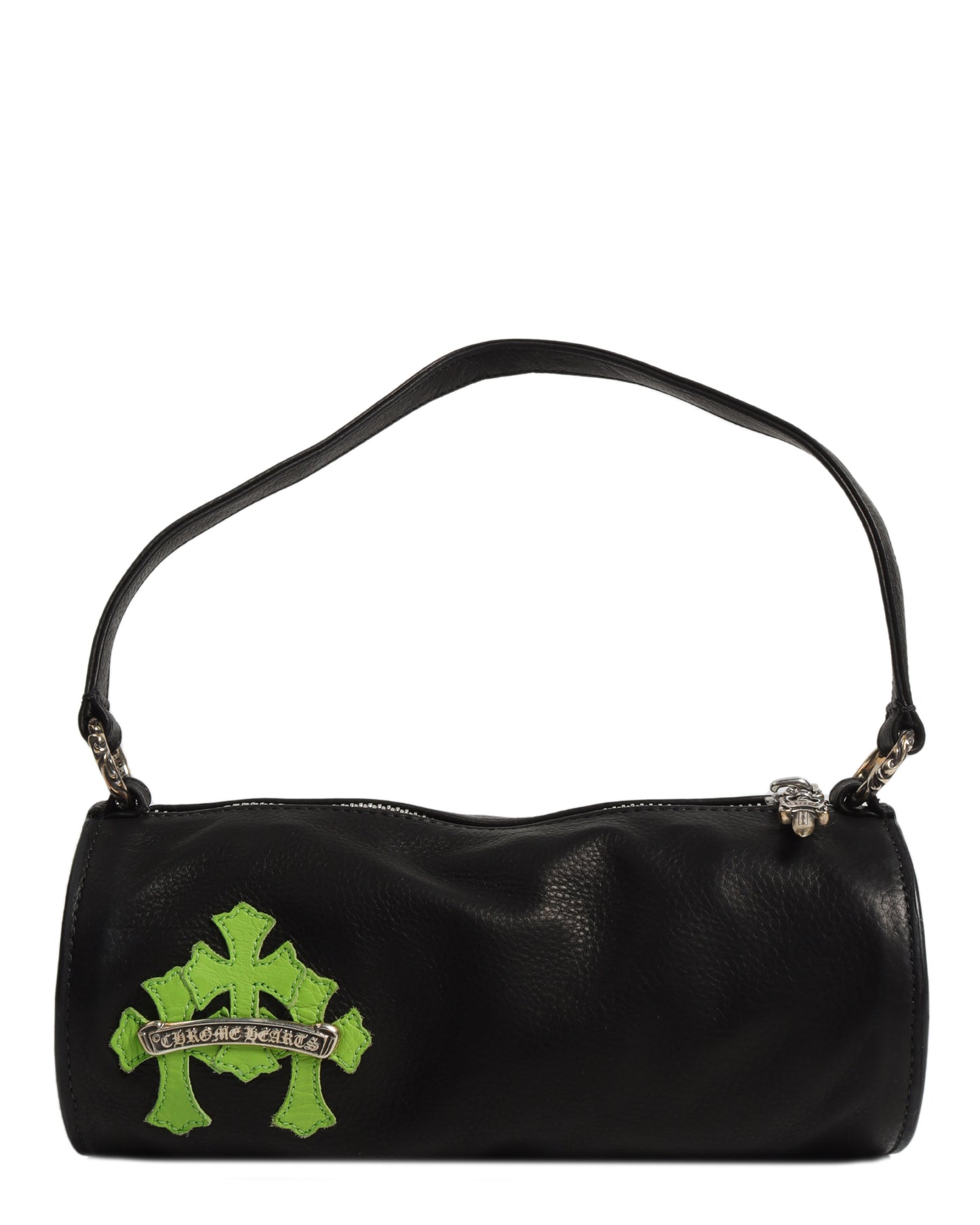 Cylindrical Cross Patch Mini-Bag