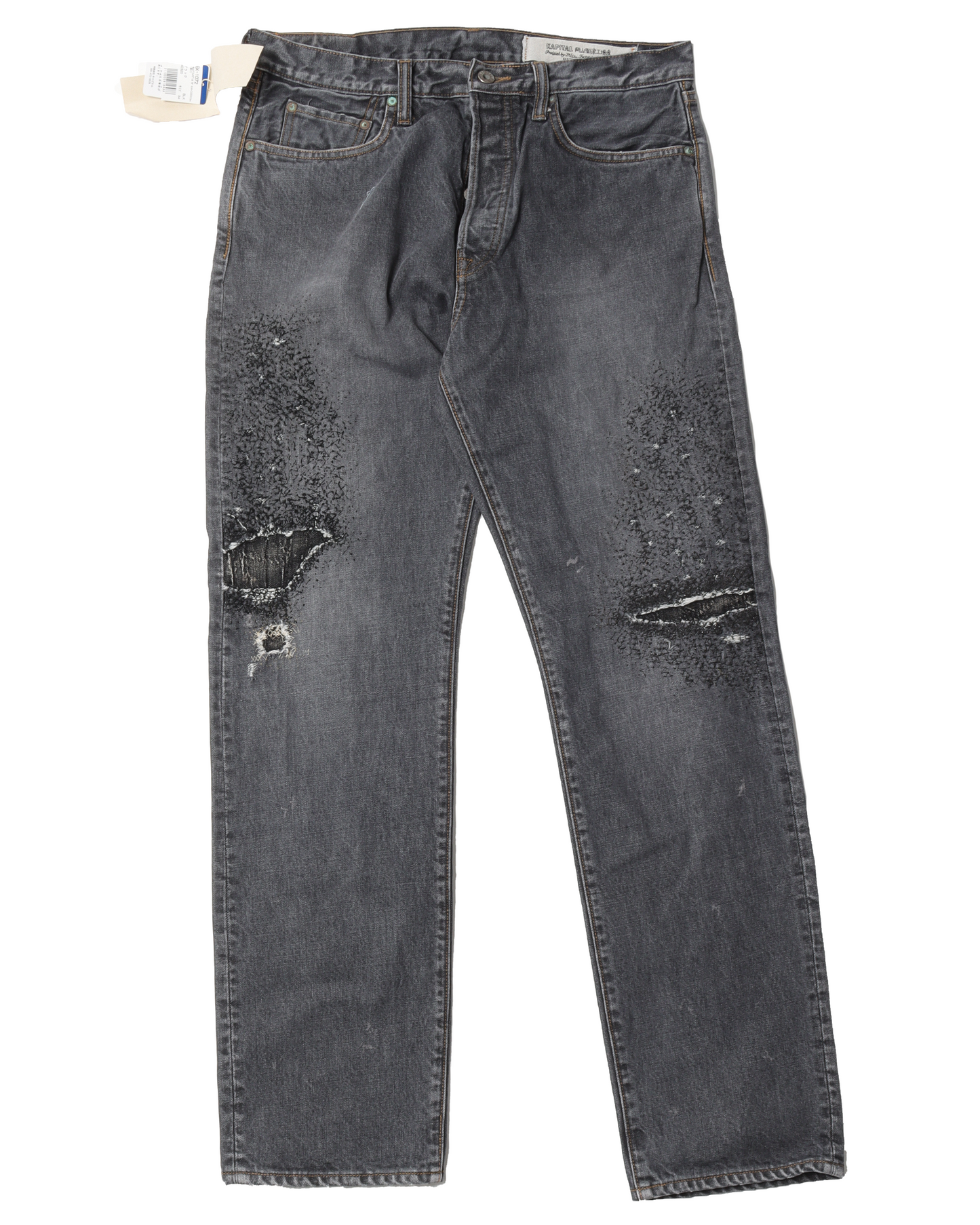 Black Reworked Jeans