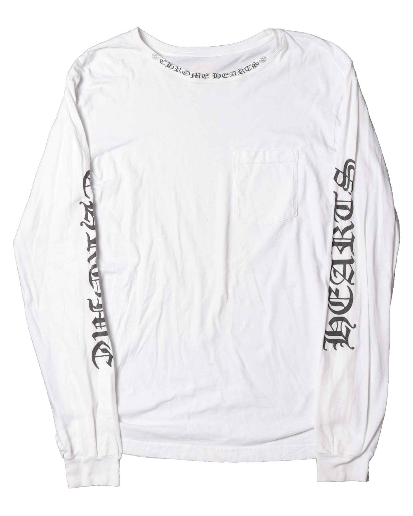 Collar Logo Long Sleeve T-Shirt