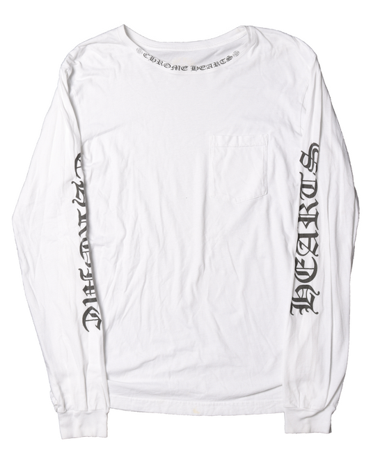 Collar Logo Long Sleeve T-Shirt