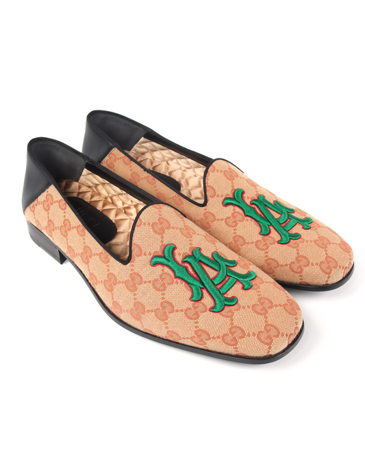 Embroidered Monogram Loafer