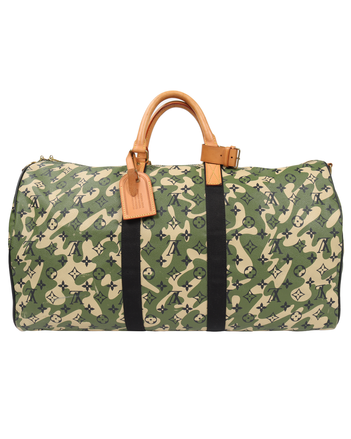 Louis Vuitton Takashi Murakami Keepall Bandouliere 55 Camouflage