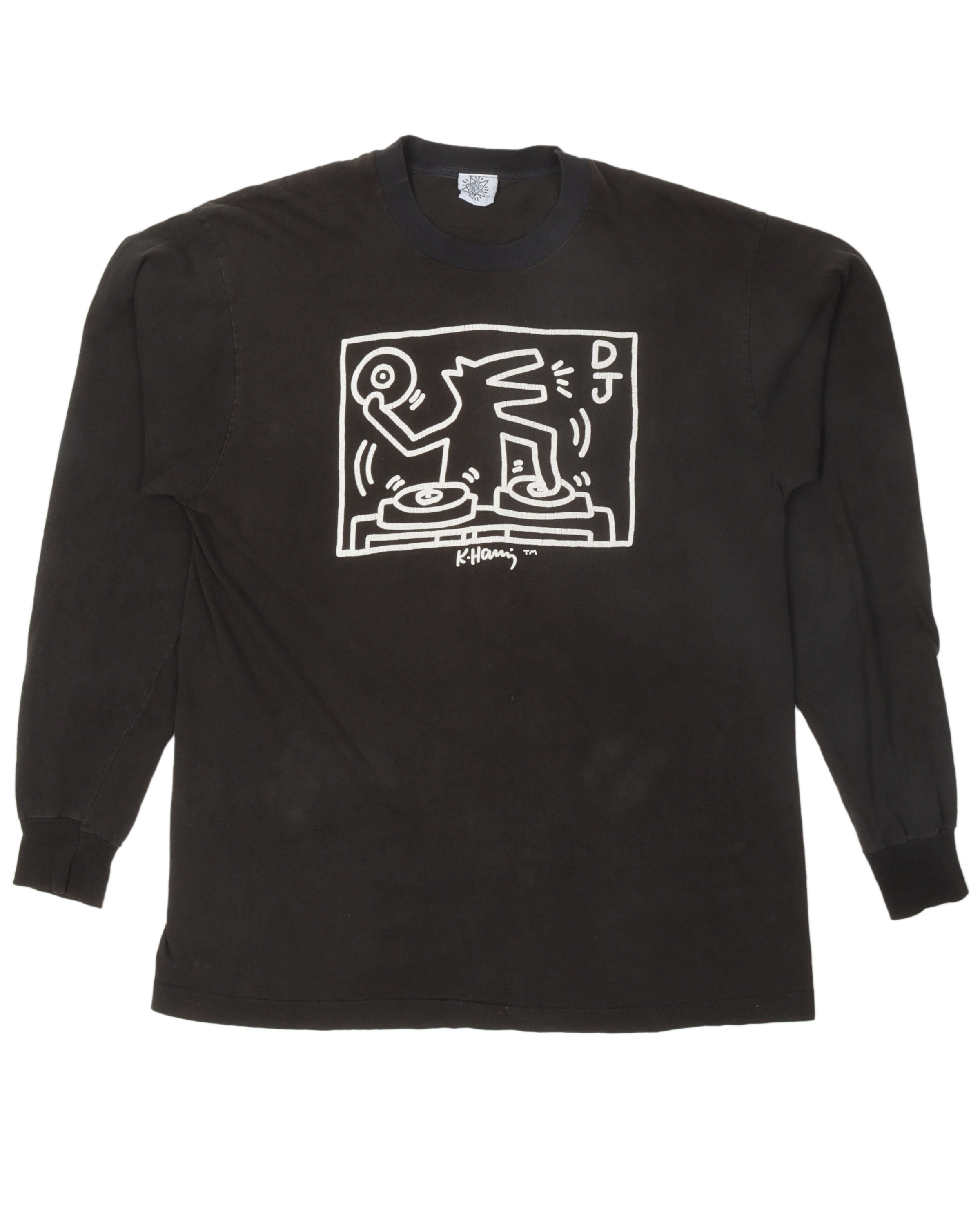 Keith Haring Pop Shop DJ Long Sleeve