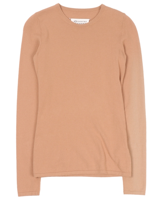 AW11 Beige Long Sleeve Sweater