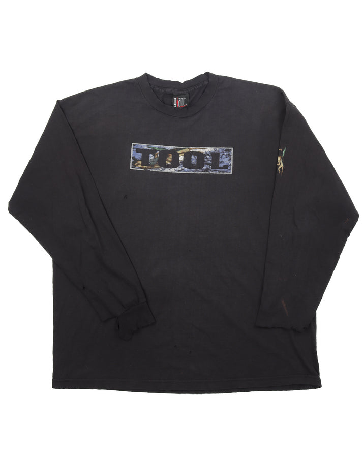 1990's Thrashed TOOL Long Sleeve T-Shirt