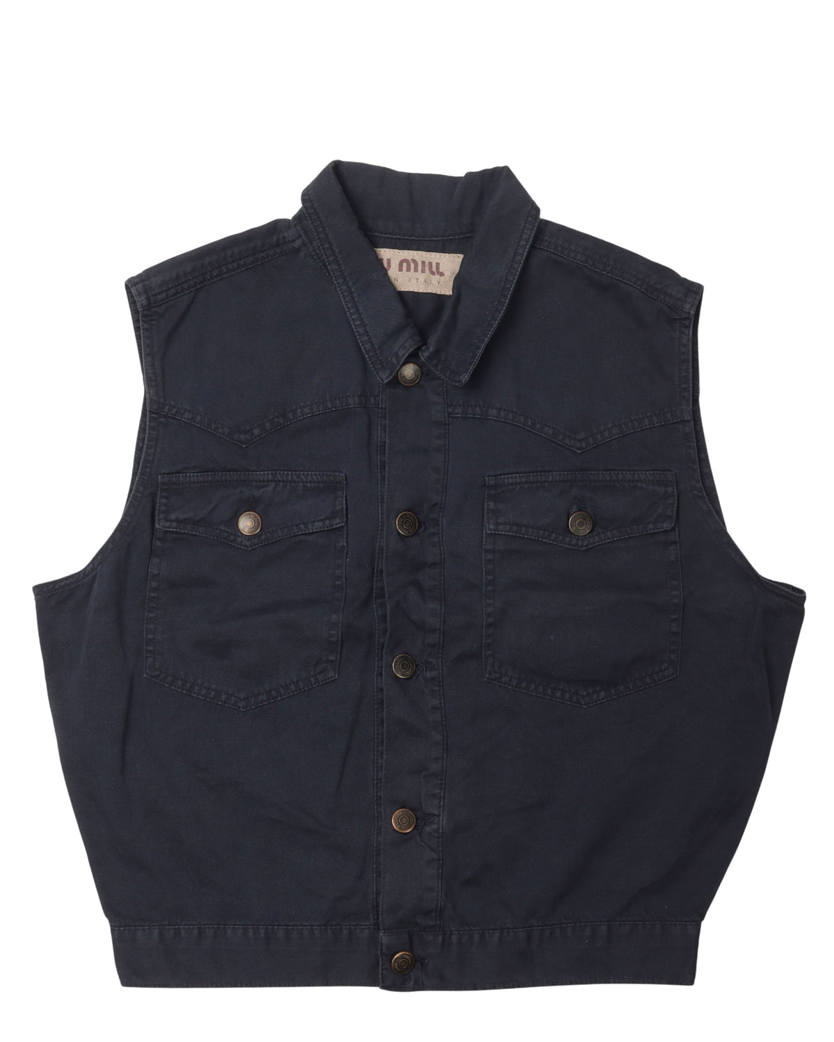 Miu-Miu Two Pocket Western Vest