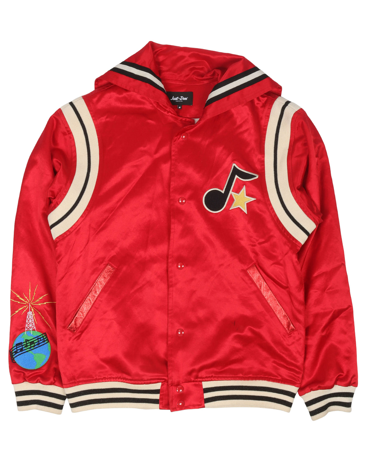 Satin Varsity Jacket