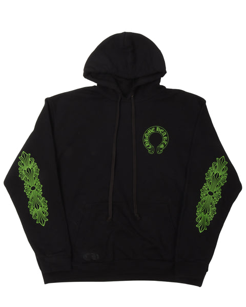 【CHROME HEARTS】HORSESHOE FRIENDS & FAMILY HOODIE Chrome Hearts Friends & Family Horseshoe Logo Hoodie