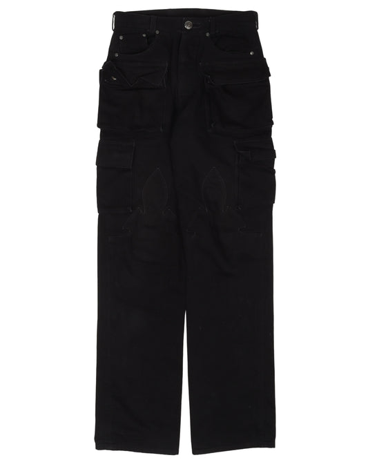 Vintage 9-Pocket Fleur Knee Cargo Pants