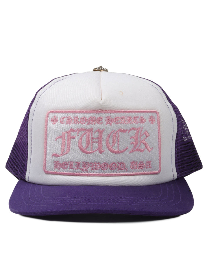 Purple 'Fuck' Trucker Hat