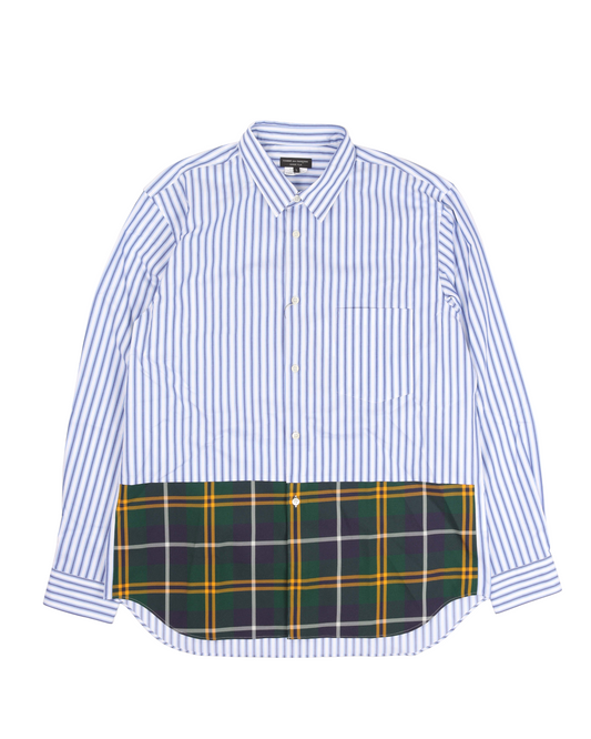 Plaid Striped Button Shirt