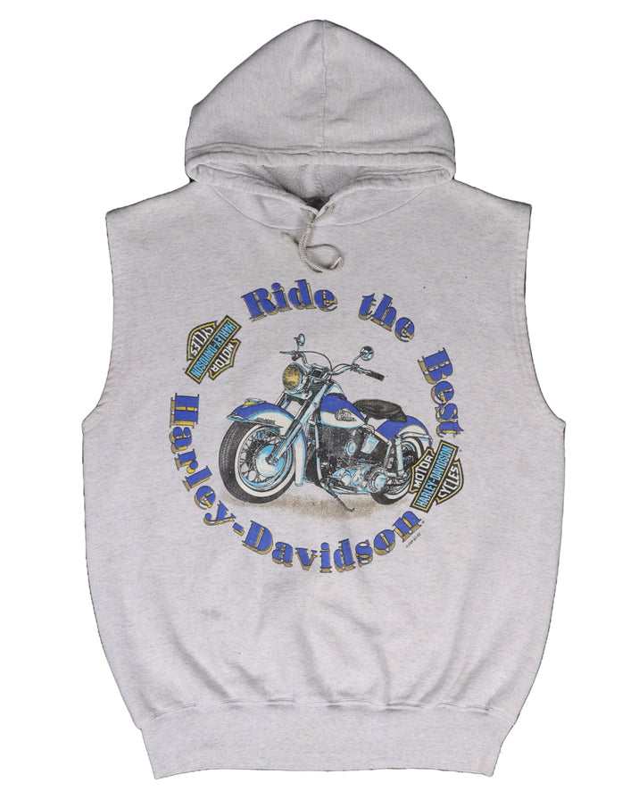 Harley Davidson "Ride The Best" Sleeveless Hoodie