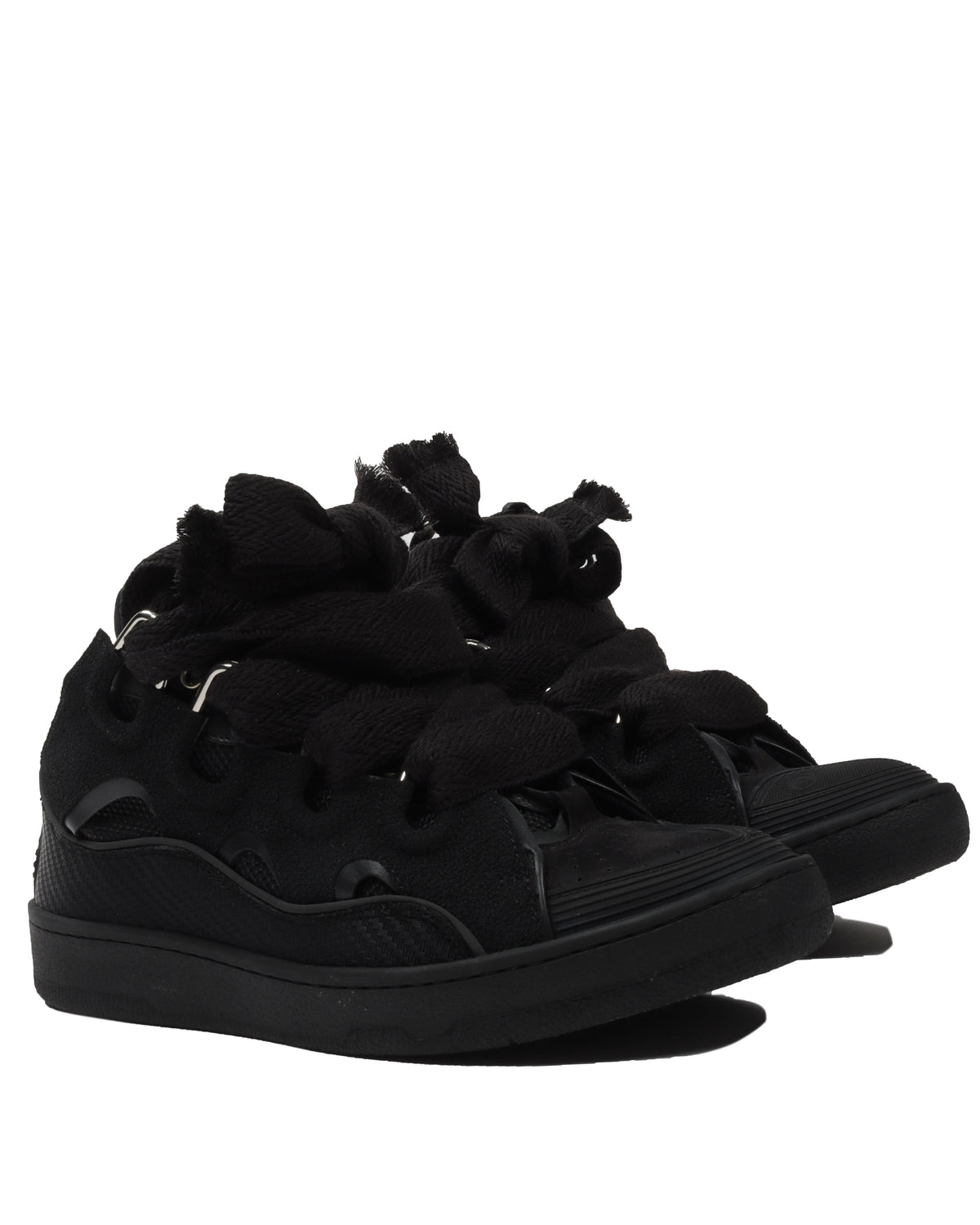 Leather Curb Sneaker